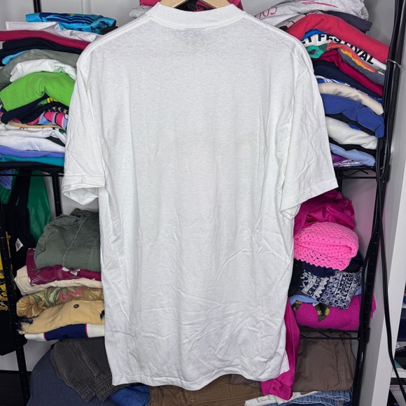 Vintage Smiling Sun Astrology Glitter Good Time Short Sleeve T-shirt Sz Large - Picture 3 of 5